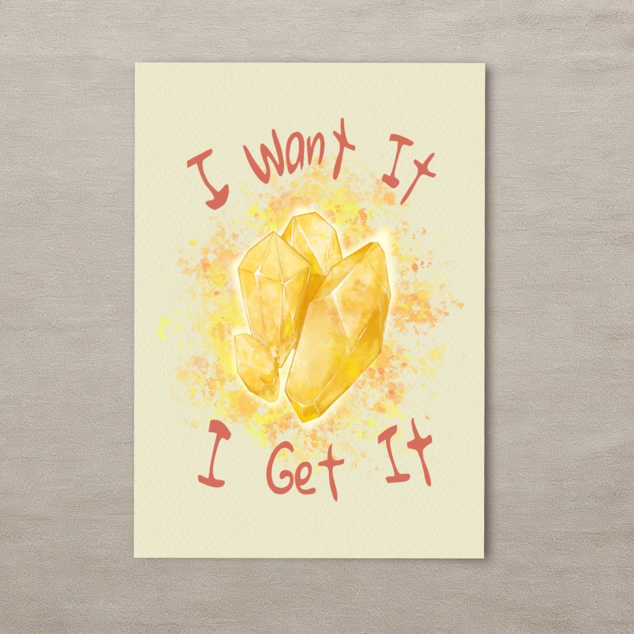 I want it! I got it!
